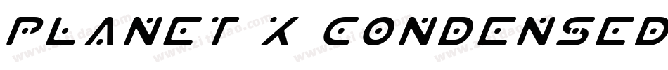 Planet X Condensed字体转换
